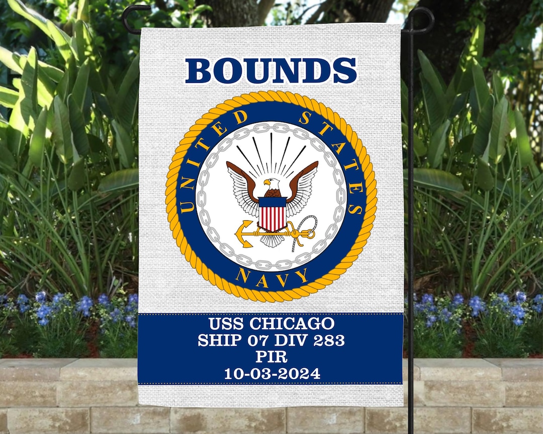 Personalized US Navy Garden Flag, Graduation Gift, Proud Parent