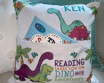 reading pillows etsy