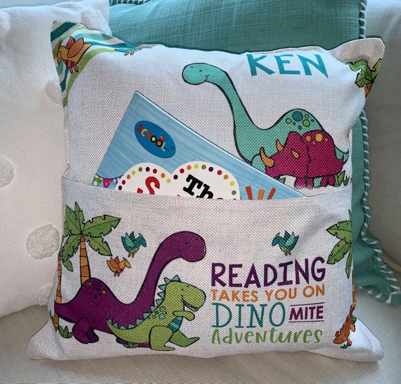 Personalised 'mini Dinos' Story/book/reading/pocket 