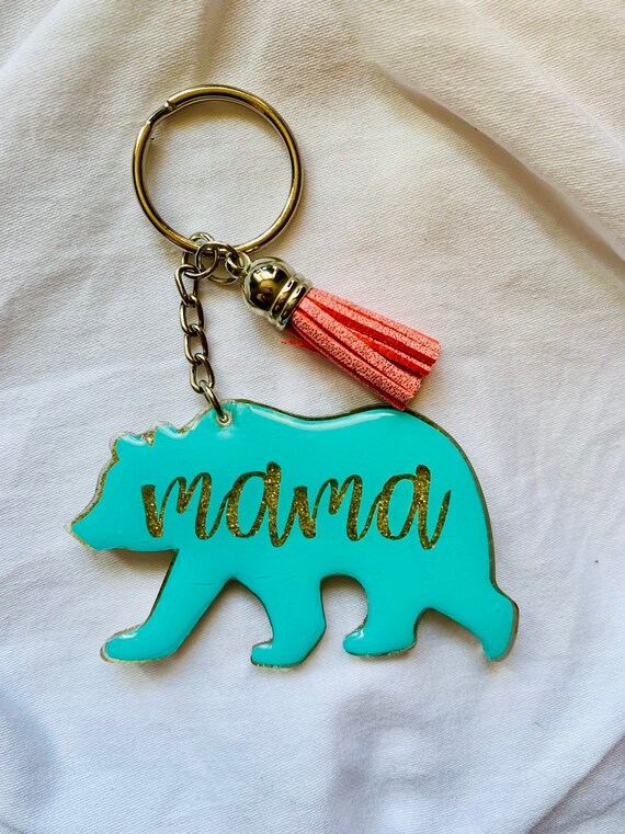 mama bear keychain