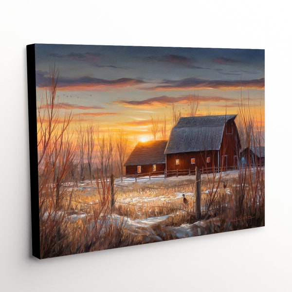 Red Barn - Etsy