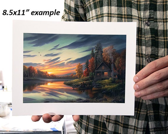 Sunset Landscape Limited Edition Art Print simply Perfect Painting by Chuck  Black -  Canada