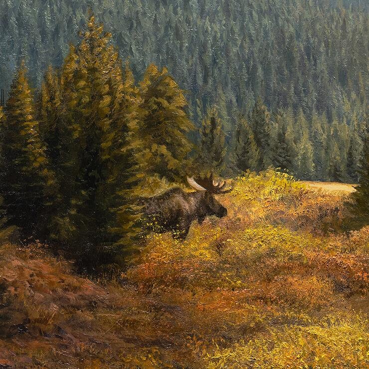 Hard To Come By - Mountainous Landscape Canvas Art Print – Chuck