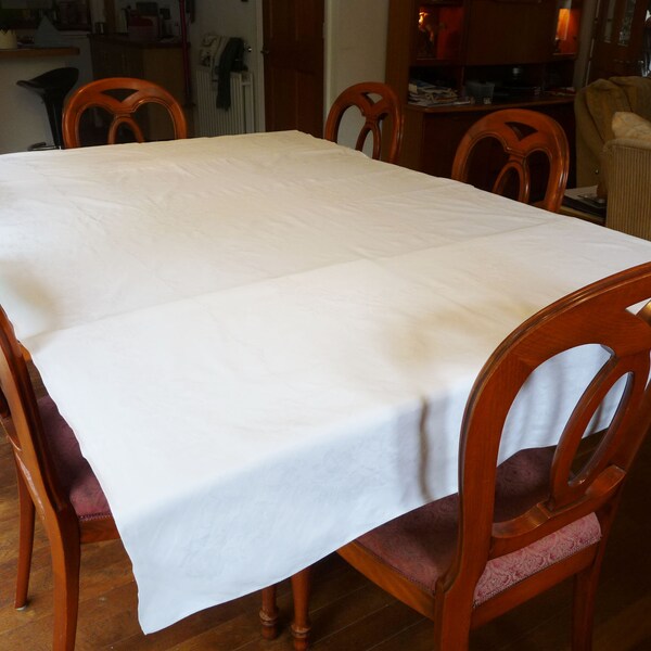 Damask Tablecloth Etsy