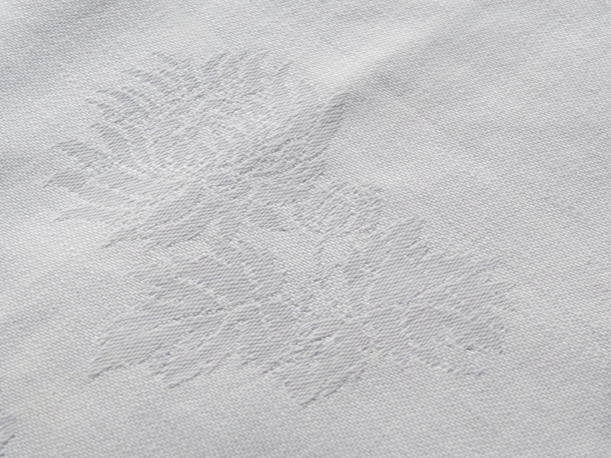 Vintage White Cotton Damask Tablecloth With Chrysanthemum & Etsy