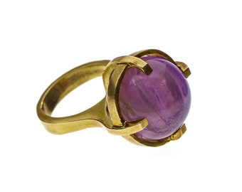 Prophecy Ring® Amethyst & Brass