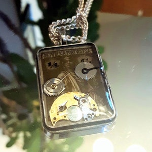 Portuguese Stamp Enamel Necklace