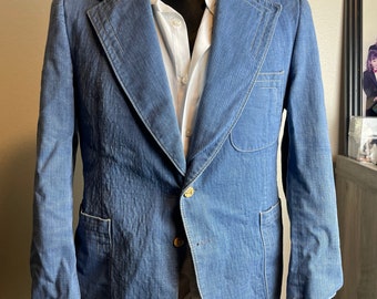 Men's Denim Jean Jacket - Etsy