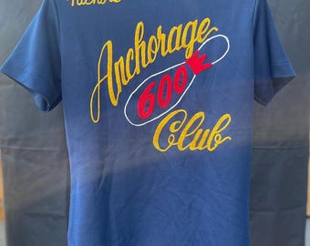 King Louie 1970's vintage ladies bowling shirt made in the USA tag size is 36 measures 38