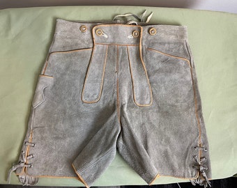 Suede / leather Lederhosen shorts size small