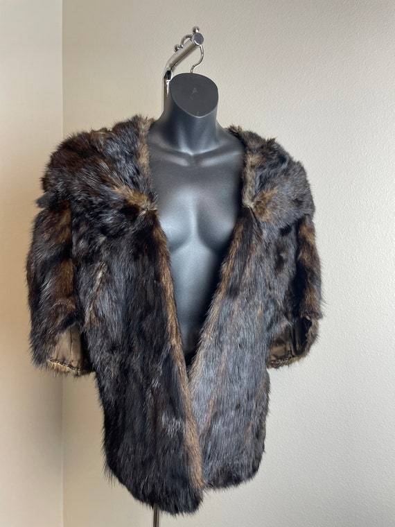 Vintage fur stole - image 1