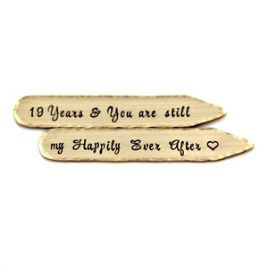 19 Years & You are still my Happily Ever After - 19th ANNIVERSARY BRONZE COLLAR Stays