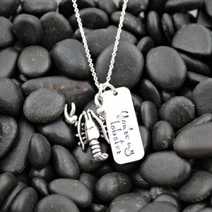 "sterling silver florida lobster charm"