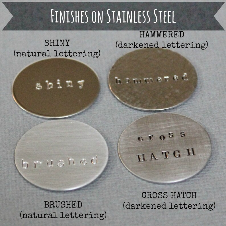 CUSTOM SHOELACE PLATE Charm Personalized Hand Stamped Etsy