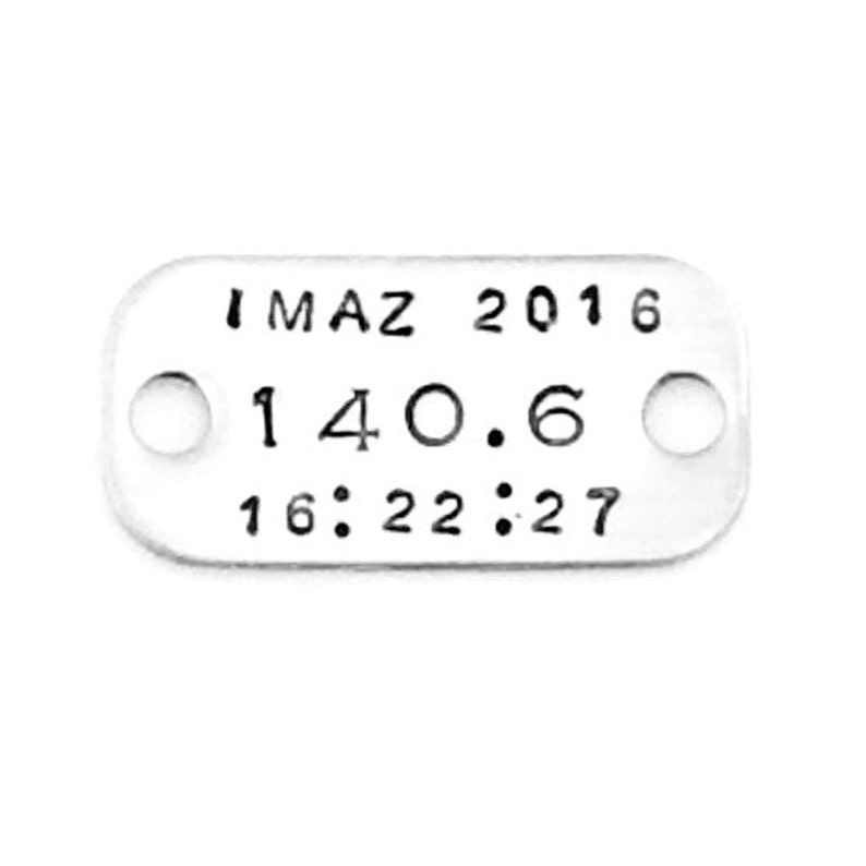 CUSTOM SHOELACE PLATE Charm Personalized Hand Stamped Etsy