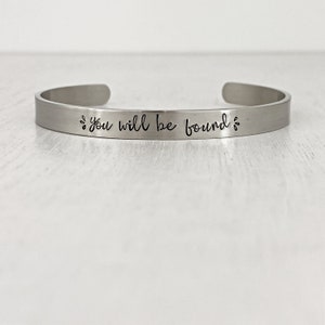 You Will Be Found • DEAR EVAN HANSEN • Musical • Hand Stamped • Stainless Steel • Cuff • Bracelet