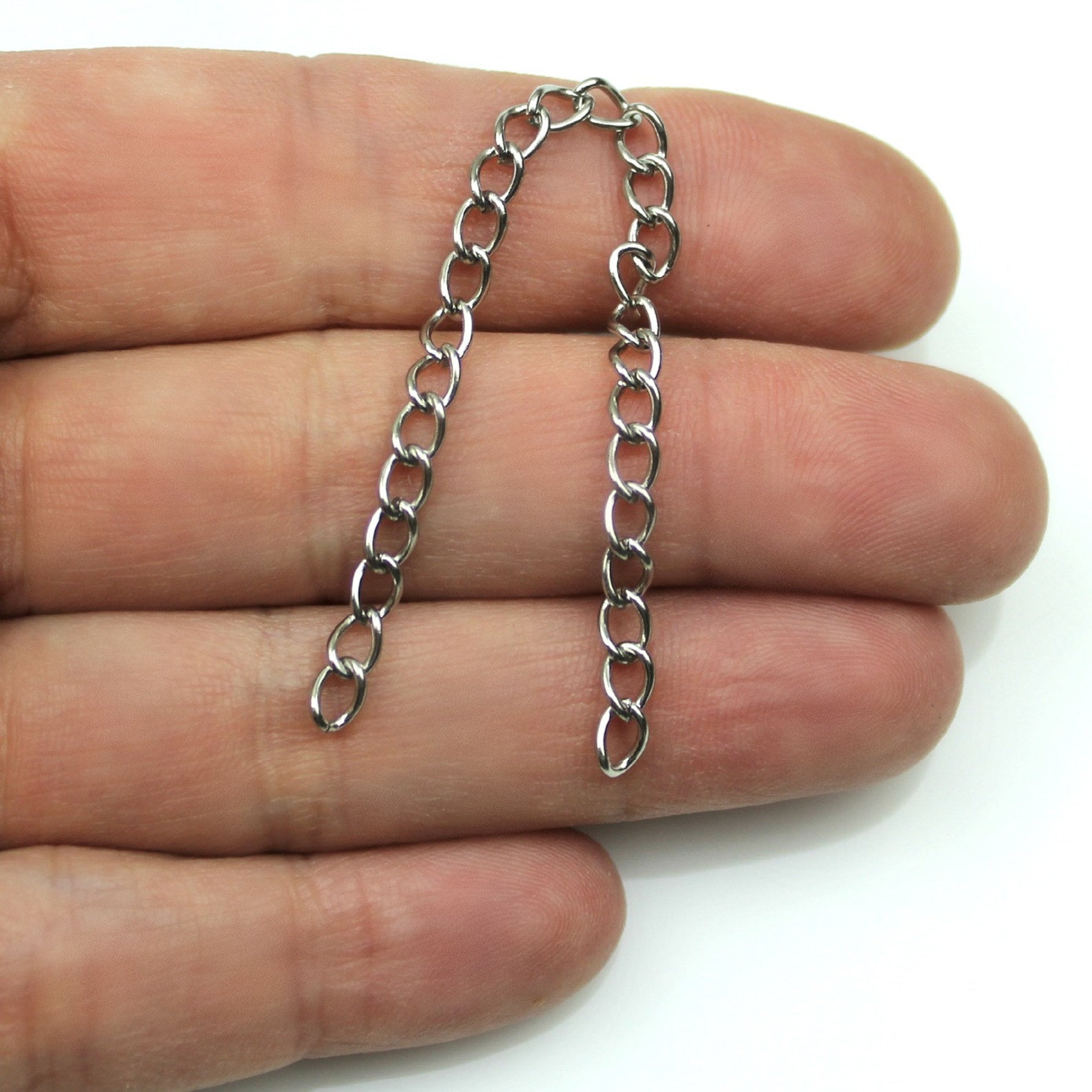 Stainless Steel Necklace Extender Etsy