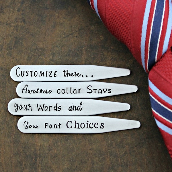 Collar Stays Etsy