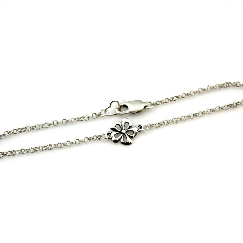FLOWER GIRL BRACELET in Sterling Silver Etsy