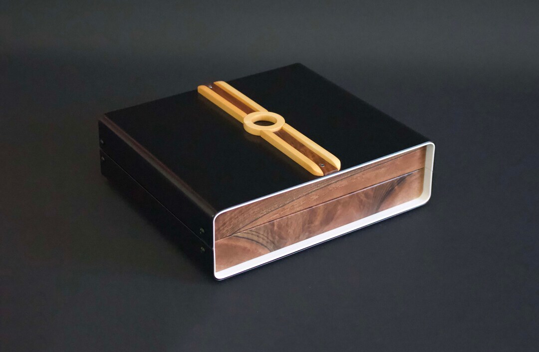 Hand Made Watch Box, Modern Watch Box, Wood Watch Box for Men, Walnut