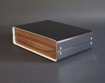 Watches Box, Custom Wood Box, Walnut Watch Case, Personalized Gift For Men, Hand Made Watch Display, 50th Birthday Gift For Men, 6 Watch Box