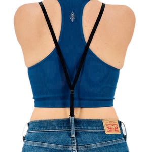 Womens Suspenders, Hidden Suspenders, Butt Lifting Skinny Suspenders for Belt Loops, Belt Alternative,No Squeeze Undergarment Shapewear