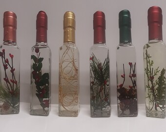 Forever Christmas Oil Candles     Smokeless, Odorless, Sootless, refillable Xmas theme