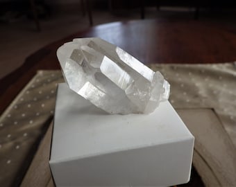 Natural Quartz Crystal point w/ seed crystal points - Energy Stones  Meditation Stones   Altar Stones