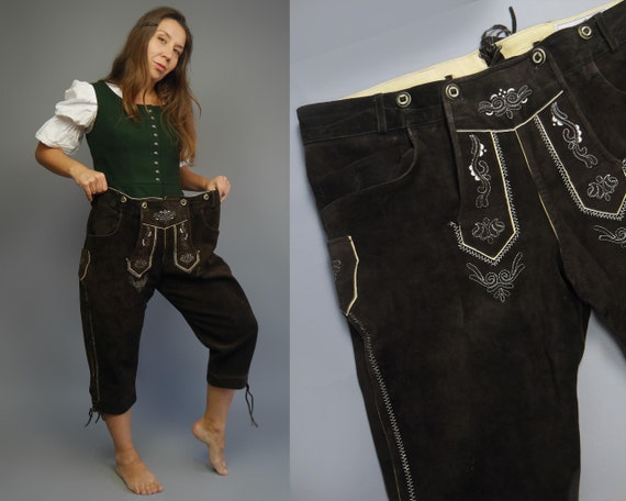 Bavarian men's shorts for Oktoberfest Vintage LED
