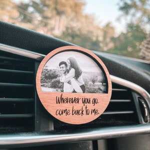 Photo Car Vent Clip | Car Outlet Decoration |  Car Vent Clip Picture Frame | Picture Car Accessory | Car Decor | Boyfriend Husband Gift