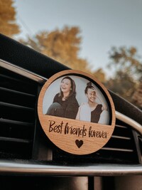 Photo Car Vent Clip | Car Outlet Decoration |  Car Vent Clip Picture Frame | Picture Car Accessory | Car Decor | Boyfriend Husband Gift