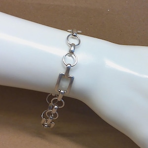 Vintage Sterling Silver Chain Bracelet