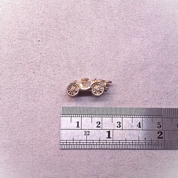 Solid Silver Vintage Car Charm - image 6