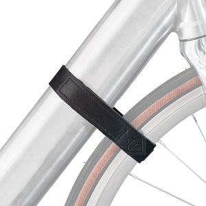 PARAX leather straps for fixing the front wheel suitable for bicycle wall mounts from PARAX and other manufacturers D-STRAP image 4