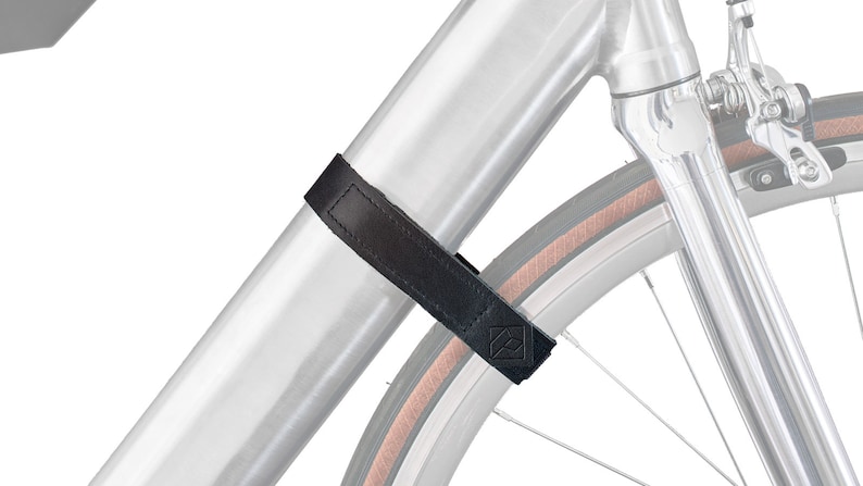 PARAX leather straps for fixing the front wheel suitable for bicycle wall mounts from PARAX and other manufacturers D-STRAP image 4