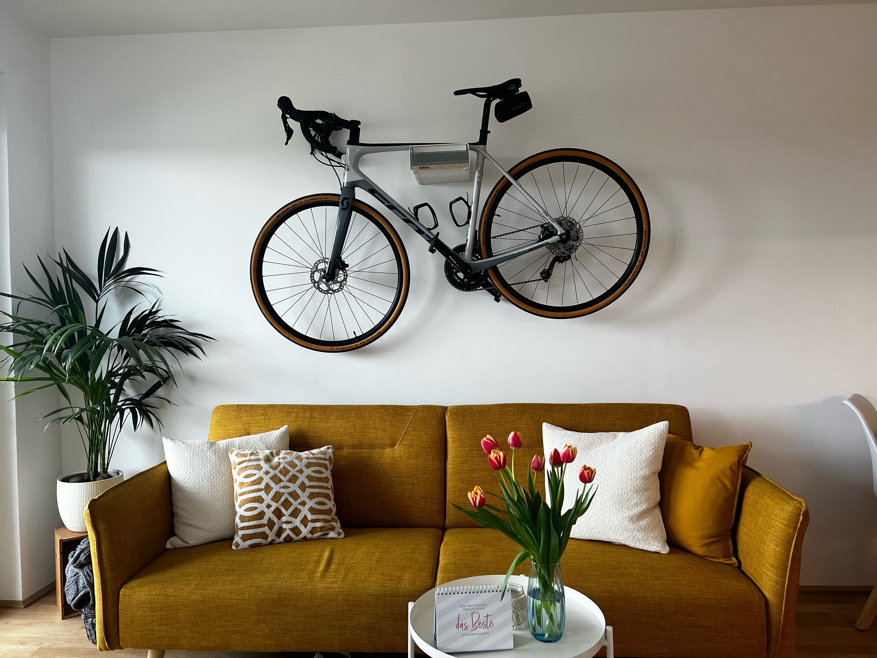 PARAX 自転車壁掛けバイクラック (S-RACK/ホワイト/ホワイト) - Etsy 日本