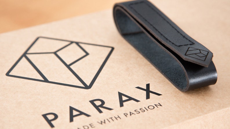 PARAX leather straps for fixing the front wheel suitable for bicycle wall mounts from PARAX and other manufacturers D-STRAP image 8