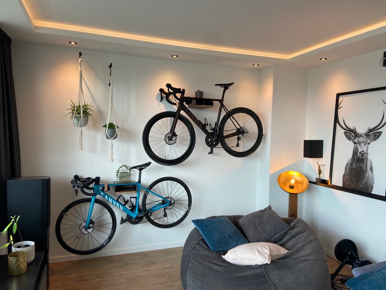 PARAX bicycle wall mount Bike Rack S-RACK/black/walnut image 4
