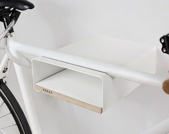Soporte de pared para bicicleta PARAX (S-RACK/blanco/blanco)