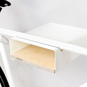 Soporte de pared para bicicletas PARAX (S-RACK/blanco/abedul)