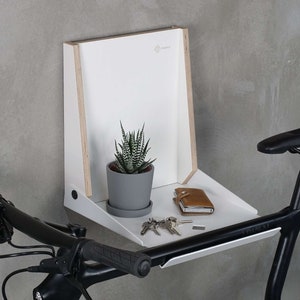 Bicycle wall mount from PARAX® / bicycle storage / wall mount bicycle made in Germany - L-rack suitable for racing bike hardtail, etc.