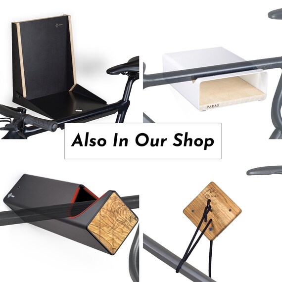 PARAX 自転車壁掛けバイクラック (S-RACK/ブラック/ブラック) - Etsy 日本