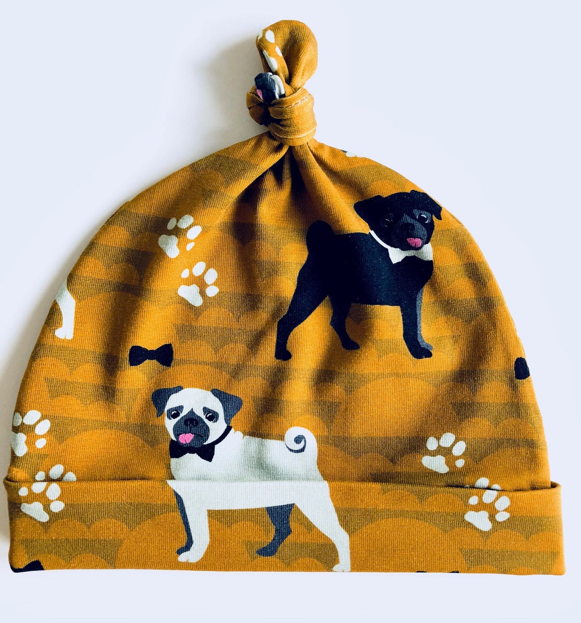 Handmade Pug Baby Hat Pug Baby Clothes Dog Baby Beanie Kids Etsy