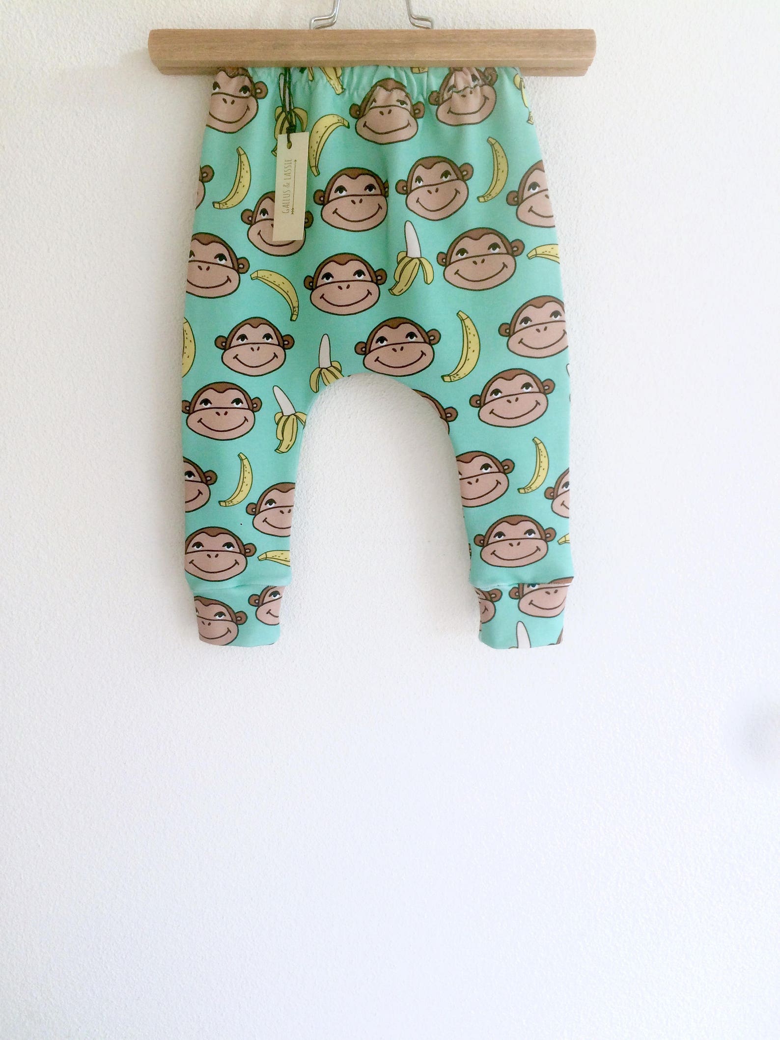Baby pants with monkeys monkey baby clothes toddler boy Etsy