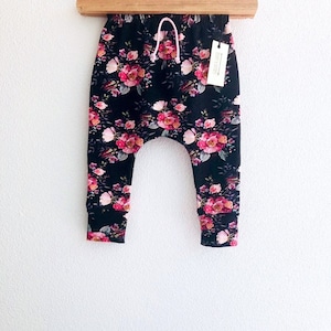 Baby Pink Floral - Sustainably Made Leggings