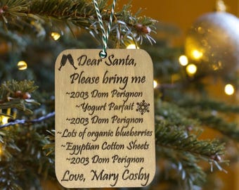Mary Cosby Dom Perignon Quote Ornament, Real Housewives of Salt Lake City, RHOSLC, Bravo TV Holiday Ornament, Funny Bravo Fan Gift