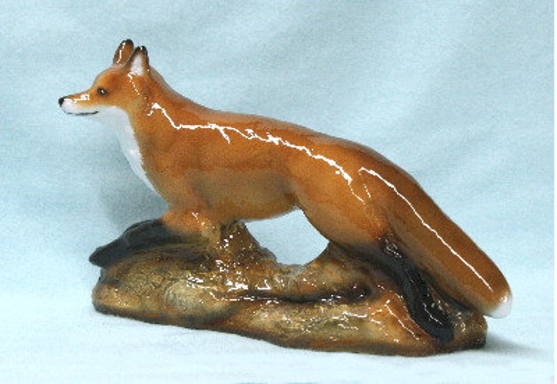 Fox Figurine night Runner Etsy