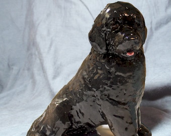 Ron Hevener Newfoundland Dog Figurine