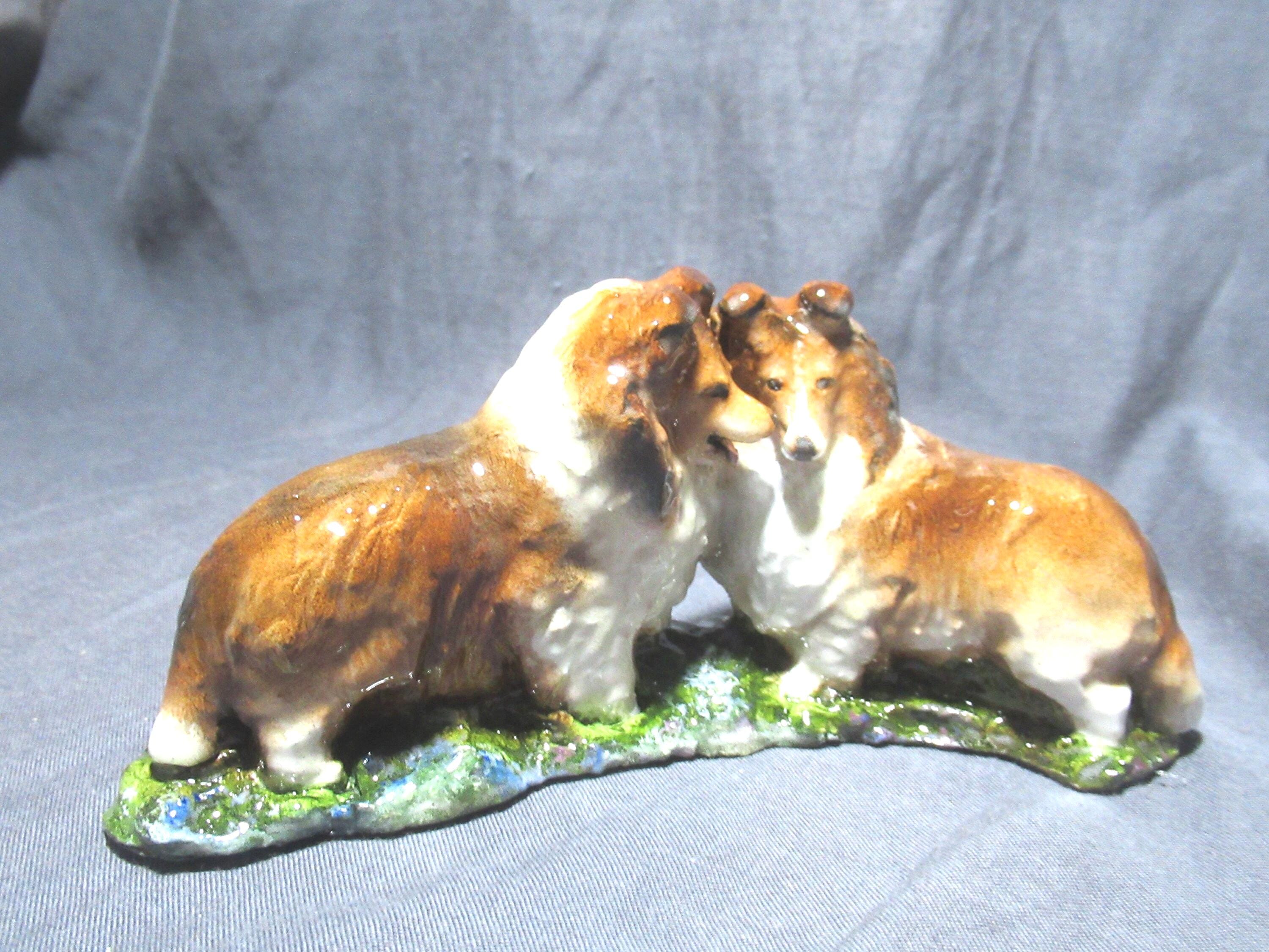 Sheltie figurines - Etsy 日本