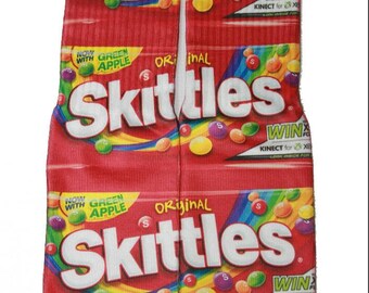 Rainbow skittles custom dryfit socks
